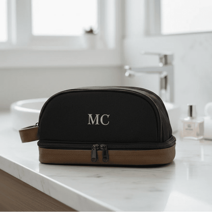 Canvas Toiletry Bag - Toiletry Bag - GroomsDay