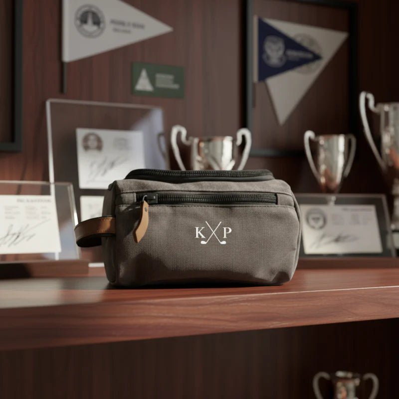 Crossed Golf Club Toiletry Bag - Golf - GroomsDay