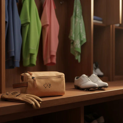 Crossed Golf Club Toiletry Bag - Golf - GroomsDay