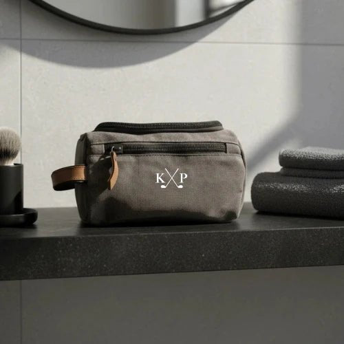 Crossed Golf Club Toiletry Bag - Golf - GroomsDay