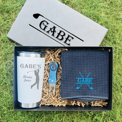 Personalized Golf Gift Box Set - Golf - GroomsDay