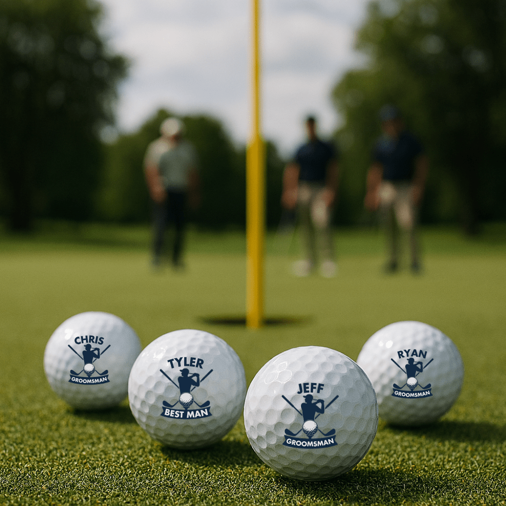 Custom Groomsmen Golf Balls - Golf - GroomsDay