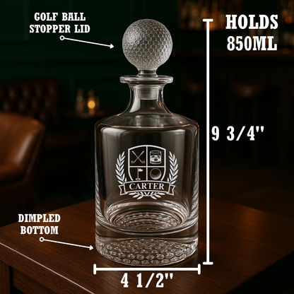 The Green Jacket Whiskey Decanter