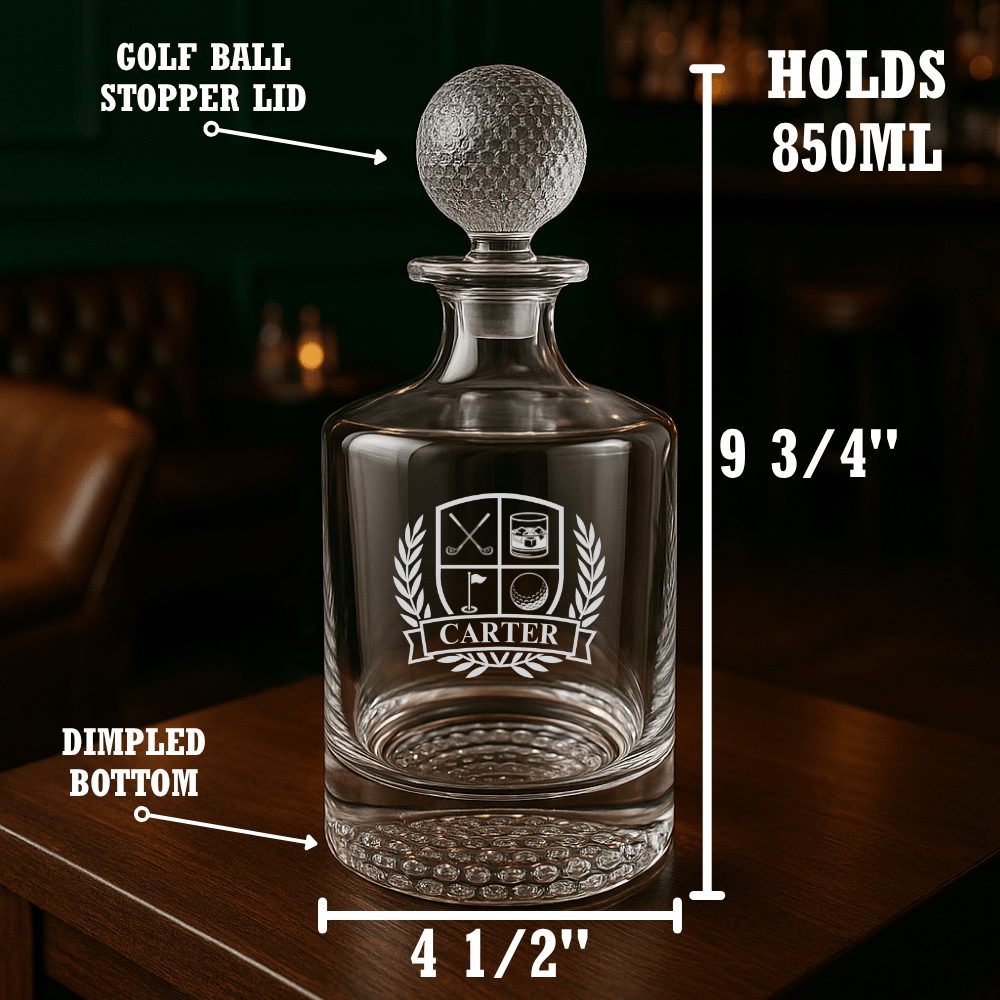 The Green Jacket Whiskey Decanter - Golf - GroomsDay