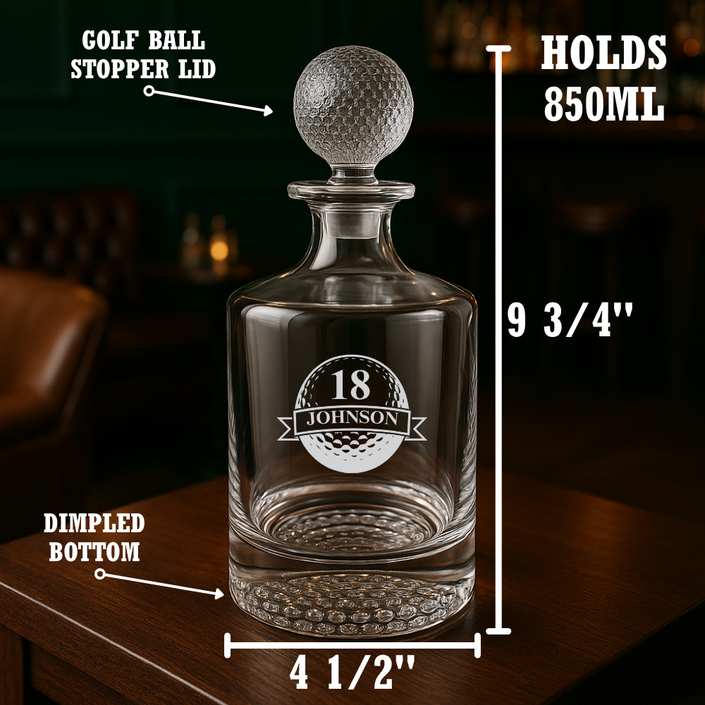 Clubhouse Whiskey Decanter