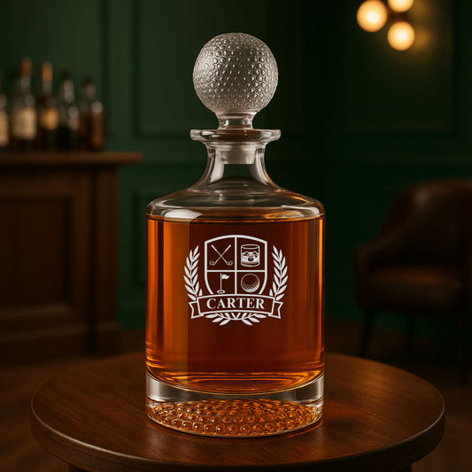 The Green Jacket Whiskey Decanter - Golf - GroomsDay