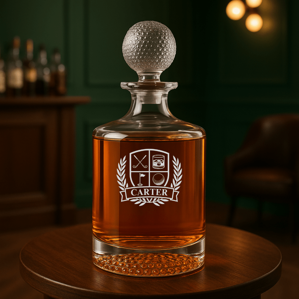 The Green Jacket Whiskey Decanter - Golf - GroomsDay