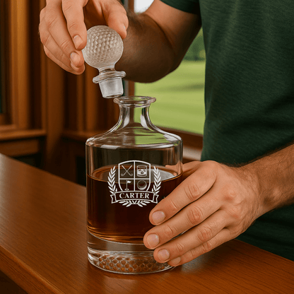 The Green Jacket Whiskey Decanter - Golf - GroomsDay