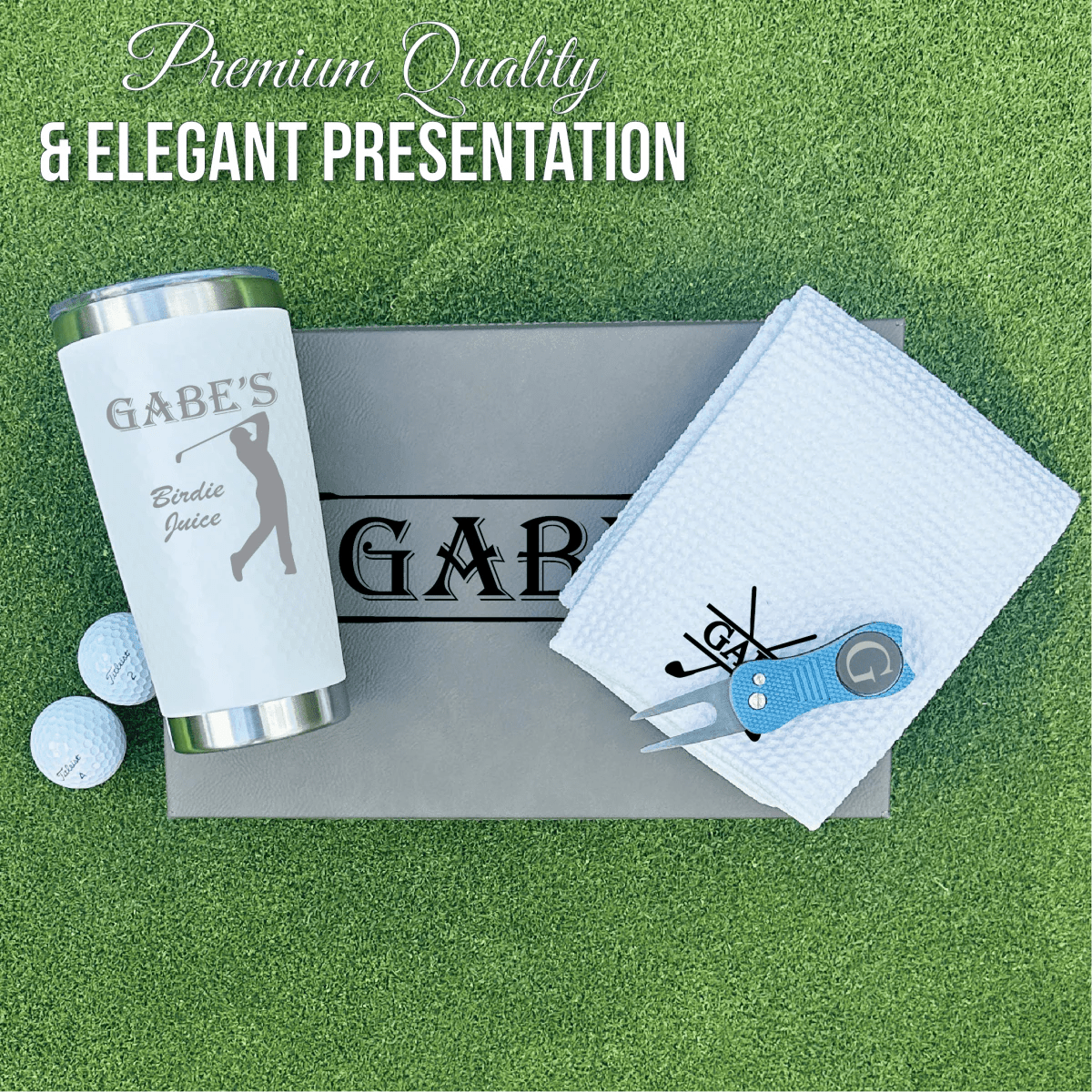 Personalized Golf Gift Box Set - Golf - GroomsDay