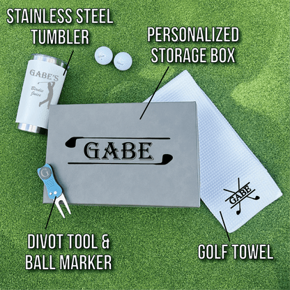 Personalized Golf Gift Box Set - Golf - GroomsDay