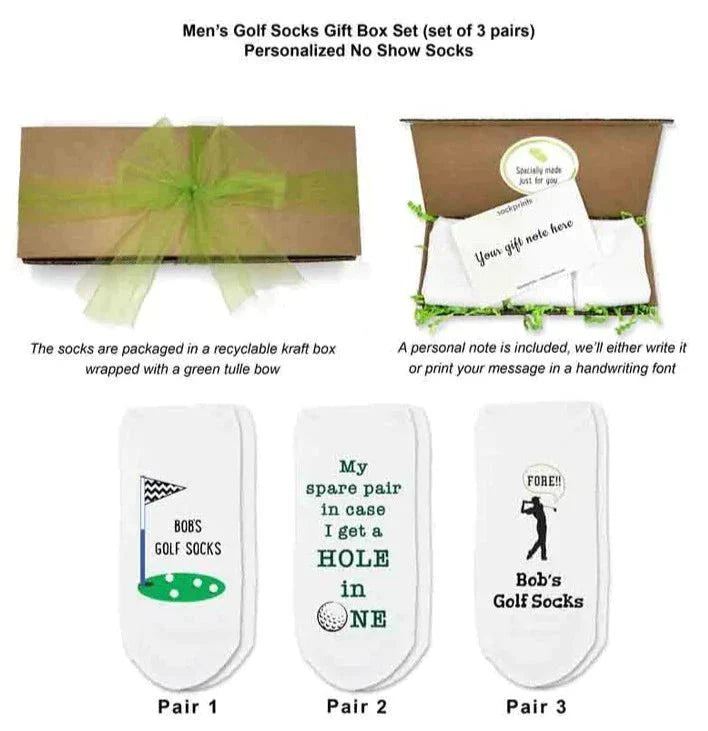 Personalized Golf Socks - Socks - GroomsDay