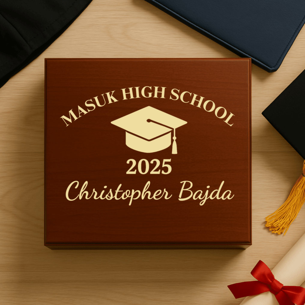 Personalized Graduation Keepsake Box - graduation gifts for him - GroomsDay
