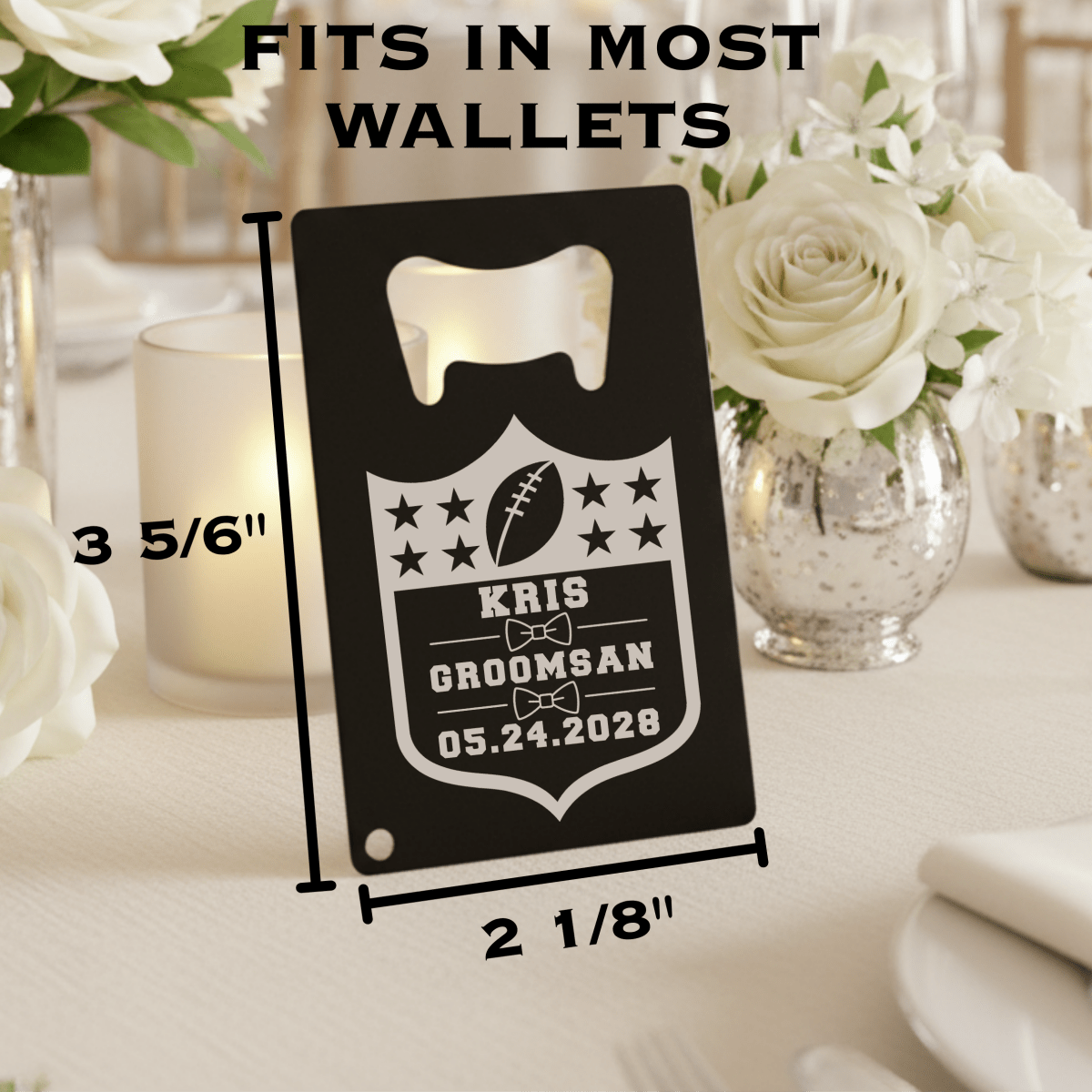 Drafted Bottle Opener - Bottle Openers - GroomsDay