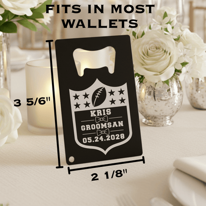 Drafted Bottle Opener - Bottle Openers - GroomsDay