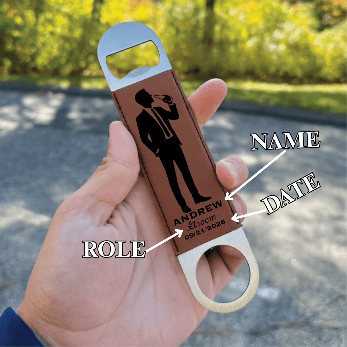 Grooms Crew Bottle Opener - Groomsmen - GroomsDay