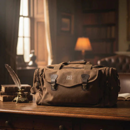 Voyager Monogrammed Duffle Bag - duffel bag - GroomsDay