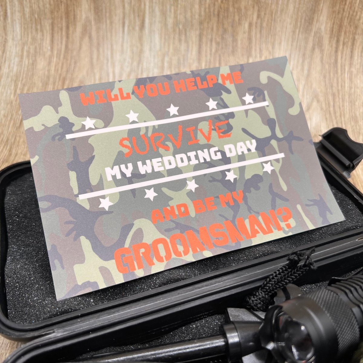 Groomsman Survival Proposal Set - GroomsDay
