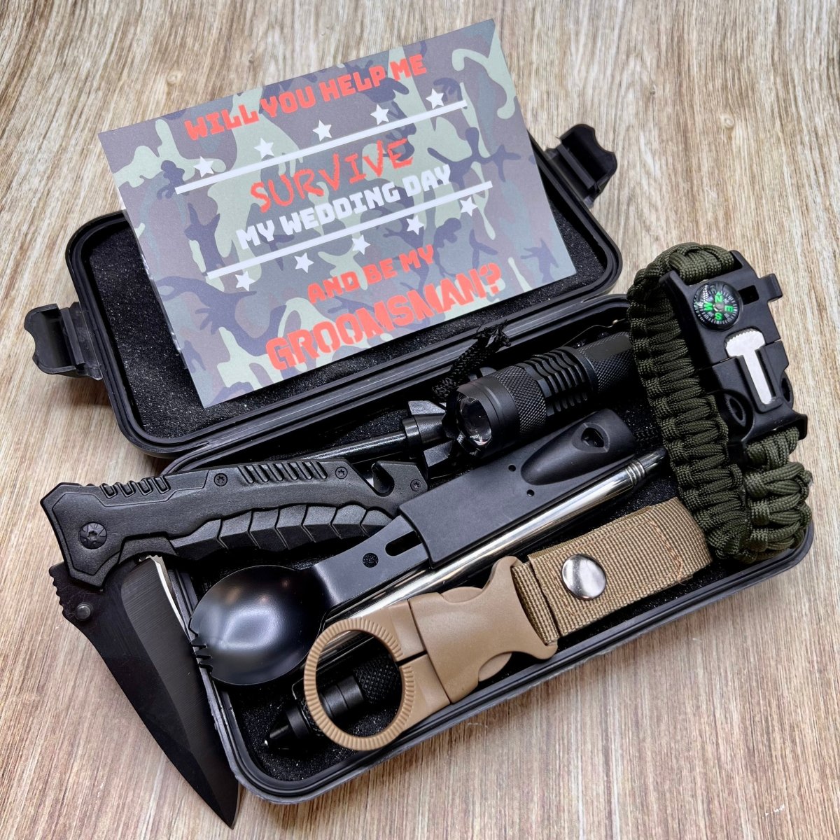Groomsman Survival Proposal Set - GroomsDay