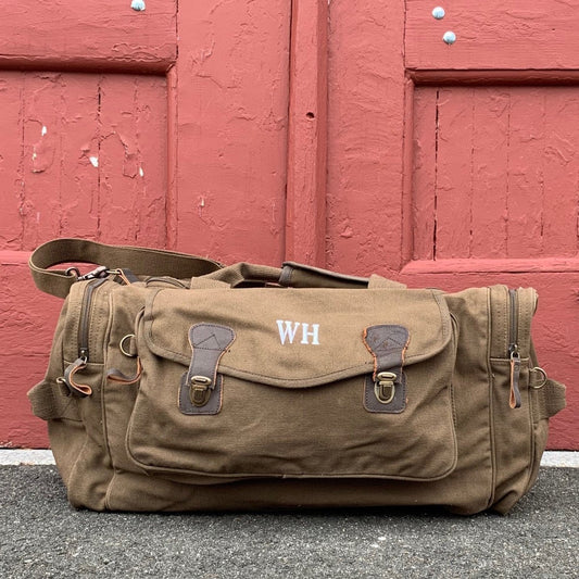 Thoughtful Personalized Duffle Bag with Custom Message - Duffle Bag - GroomsDay