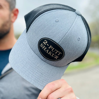 Personalized Signature Snapback Golf Hat with Customizable Patch