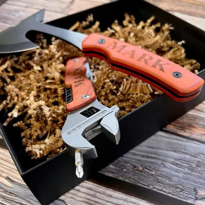 Ultimate Man Gift Box - Axes - GroomsDay