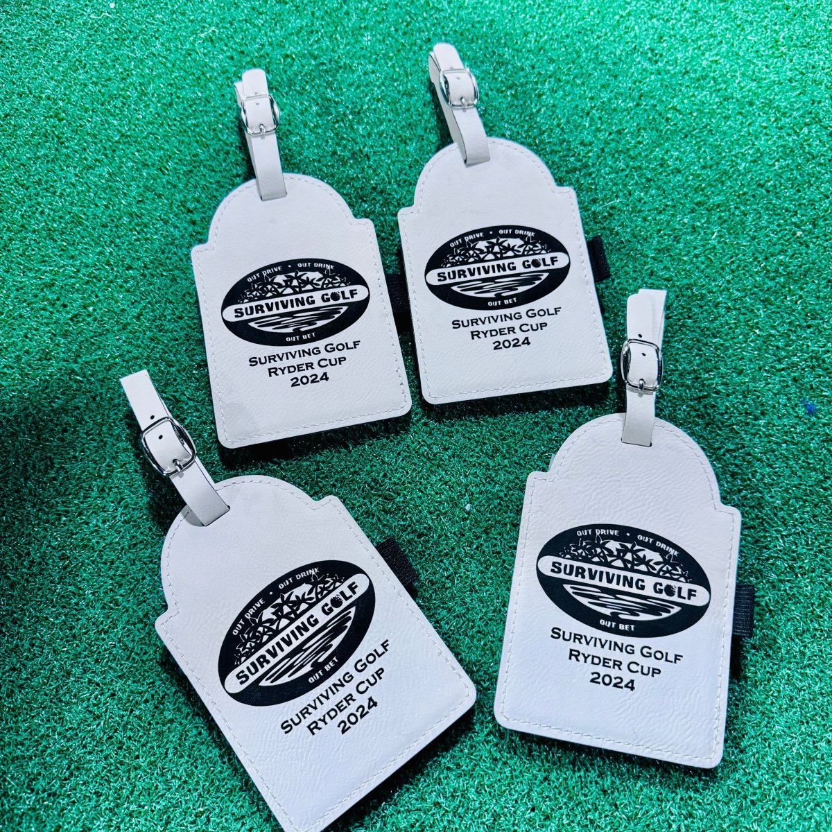 Custom Logo Golf Bag Tag - Golf Outing - GroomsDay