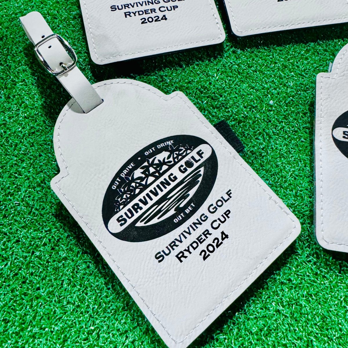 Custom Logo Golf Bag Tag - Golf Outing - GroomsDay