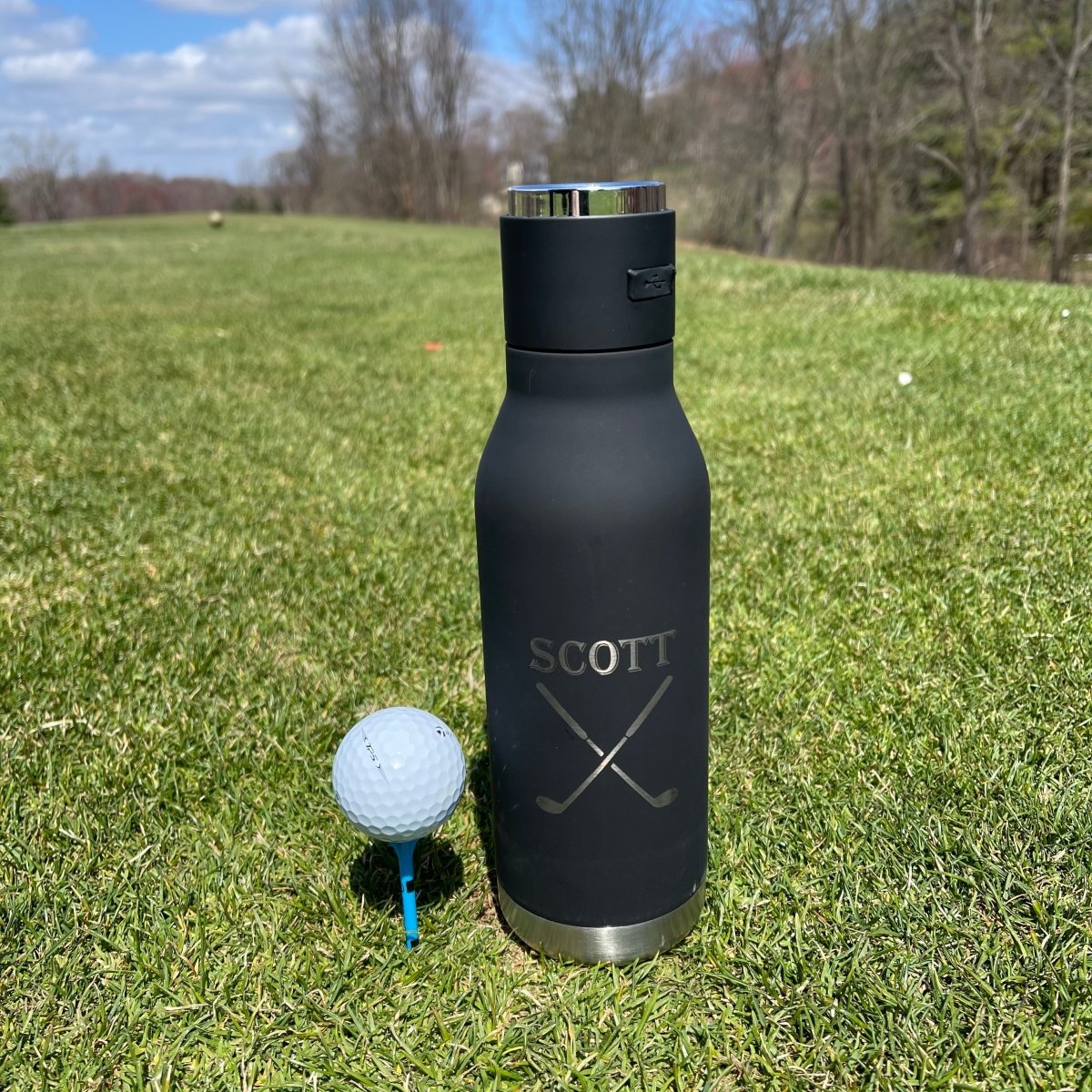 Golf Water Bottle & Speaker - GroomsDay