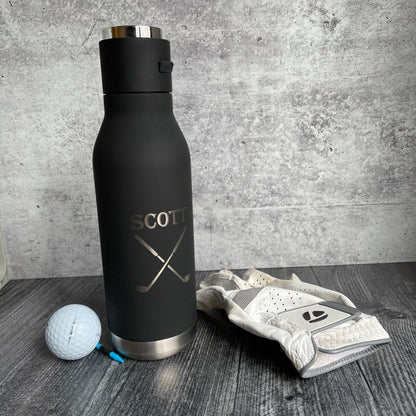 Golf Water Bottle & Speaker - GroomsDay