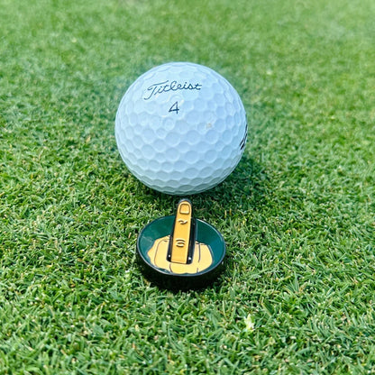 Flip The Bird Ball Marker & Hat Clip - Golf - GroomsDay