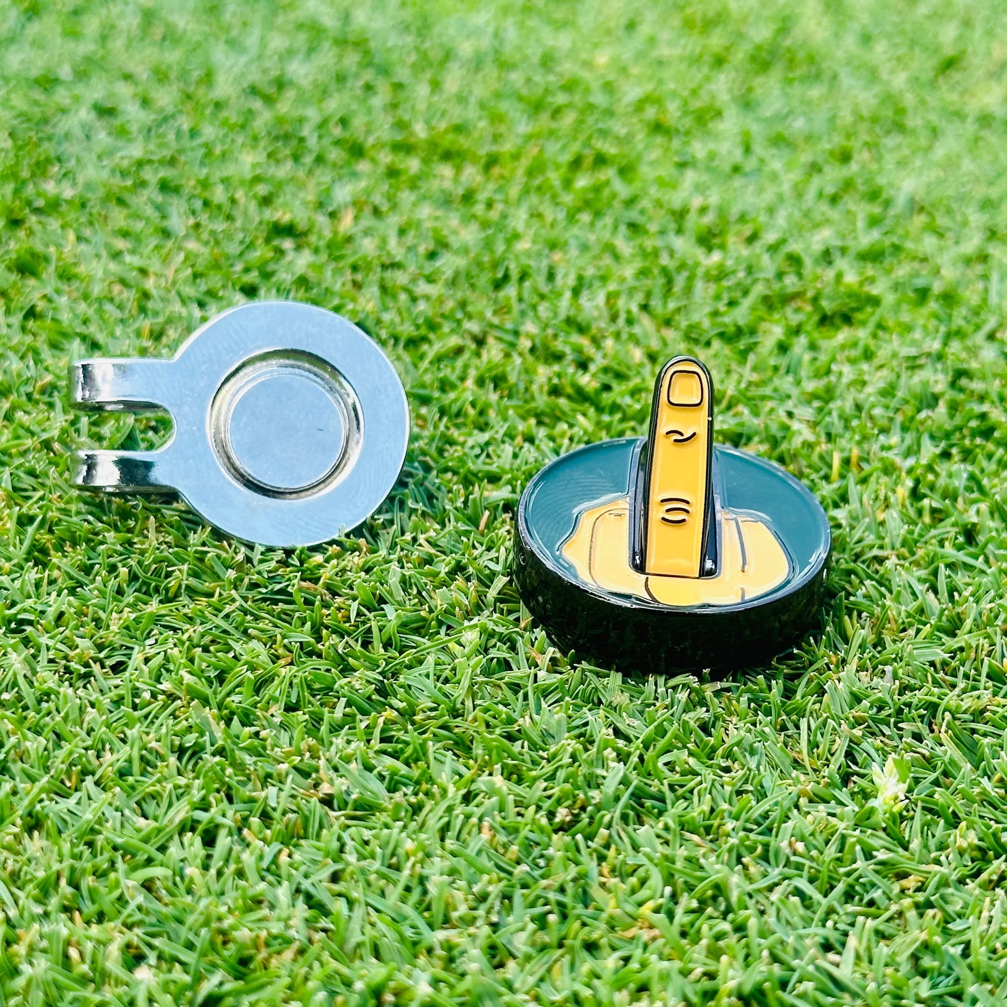 Flip The Bird Ball Marker & Hat Clip