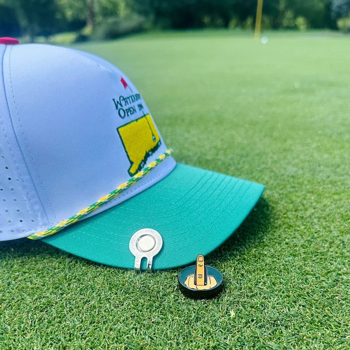 Flip The Bird Ball Marker & Hat Clip - Golf - GroomsDay