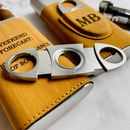 Custom Logo Cigar Case - Cigar Case - GroomsDay