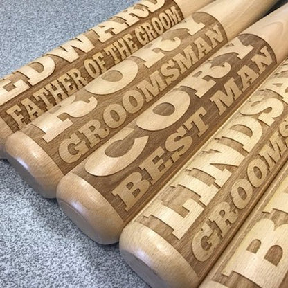 Personalized Baseball Bat - Baseball - GroomsDay