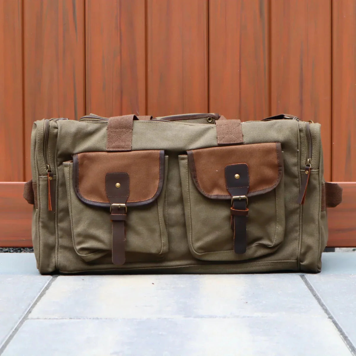 Personalized Canvas Carry - On Bag - Duffel Bags - GroomsDay