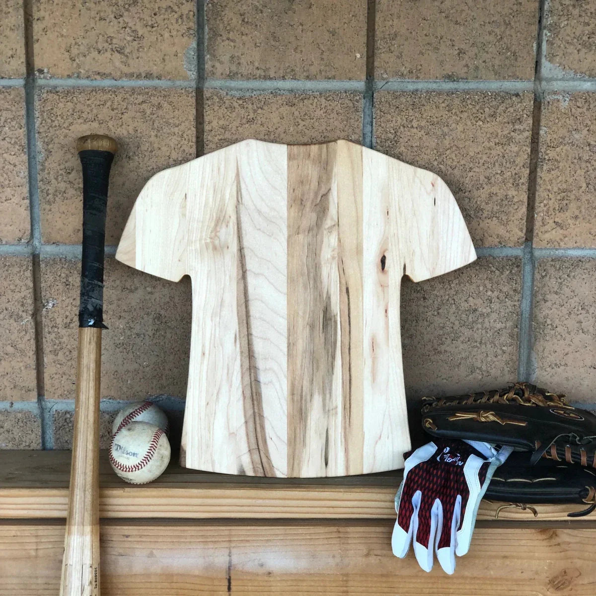Custom Jersey Cutting Board - Baseball - GroomsDay