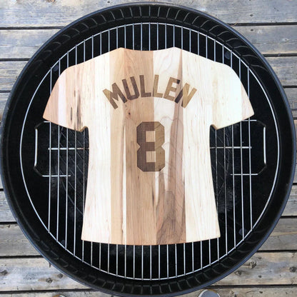 Custom Jersey Cutting Board - Baseball - GroomsDay