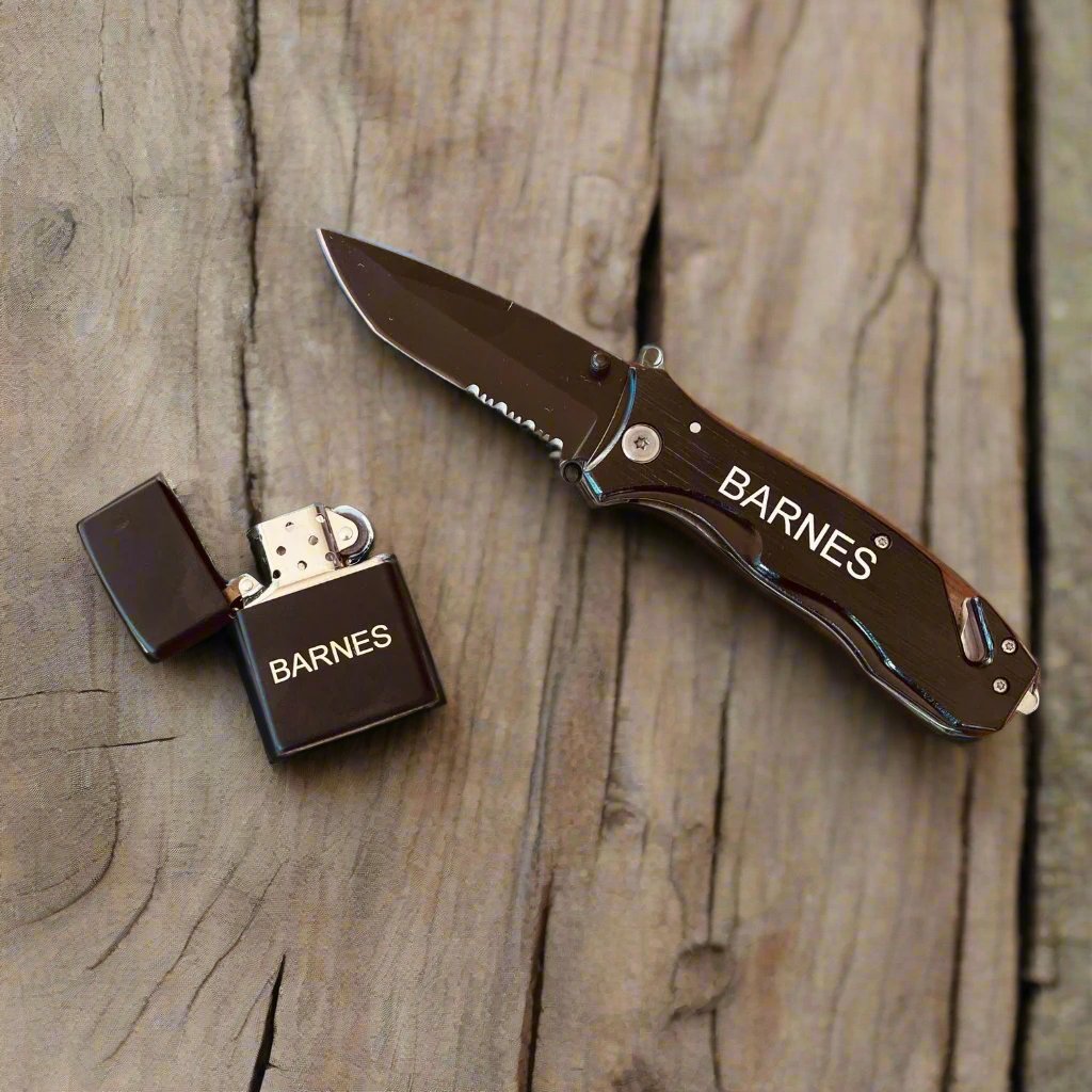 Campers Delight Set Pocket knife and Lighter