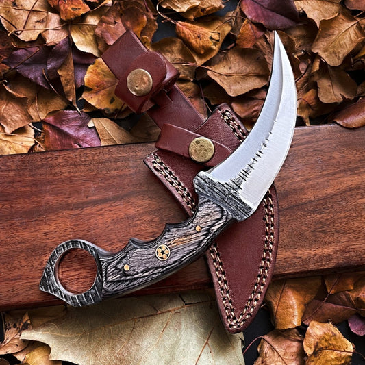 Raptor Claw - Damascus Knife - GroomsDay