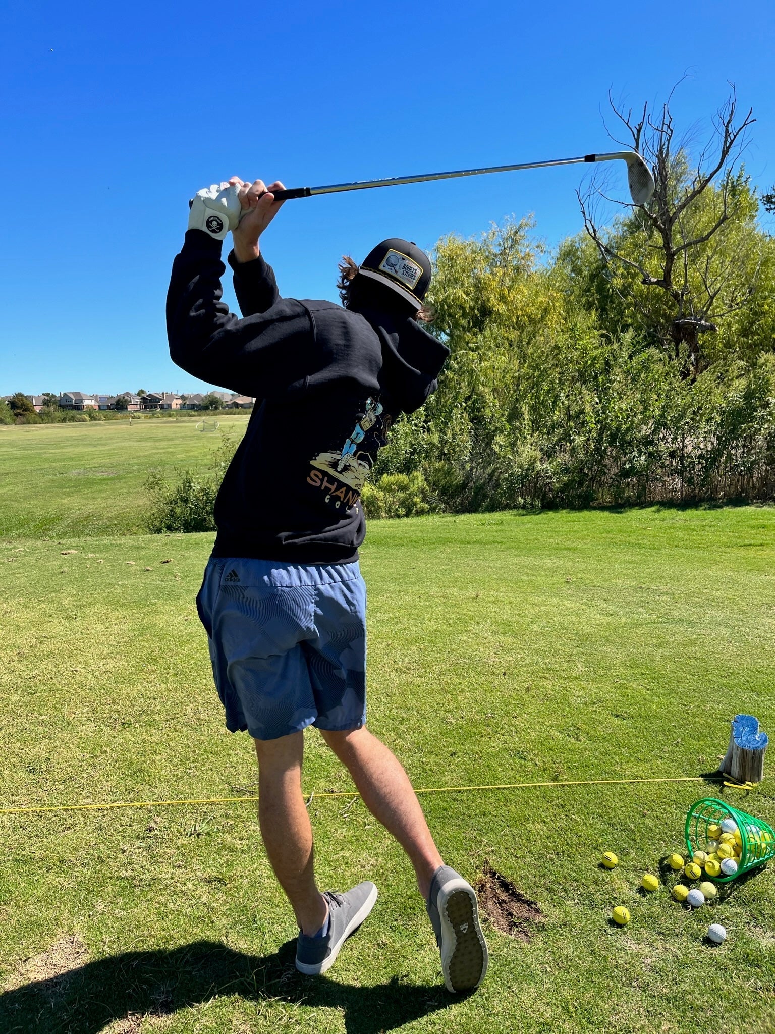 Stylish Bogeys & Stogies Black Golf Hat