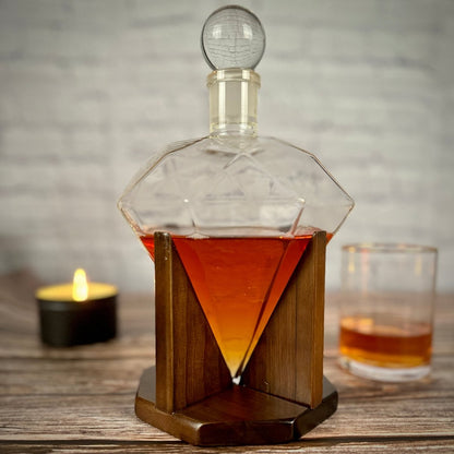 Diamond Decanter - Decanters - GroomsDay