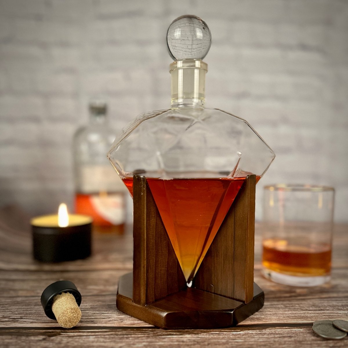 Diamond Decanter - Decanters - GroomsDay