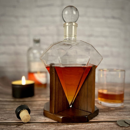 Diamond Decanter - Decanters - GroomsDay