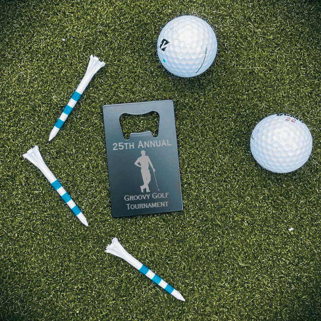 Golf Outing Bottle Opener - Golf Outing - GroomsDay