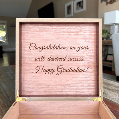 Personalized Graduation Keepsake Box - graduation gifts for him - GroomsDay