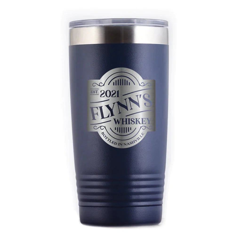 Distillery Label Travel Tumbler - Tumblers - GroomsDay