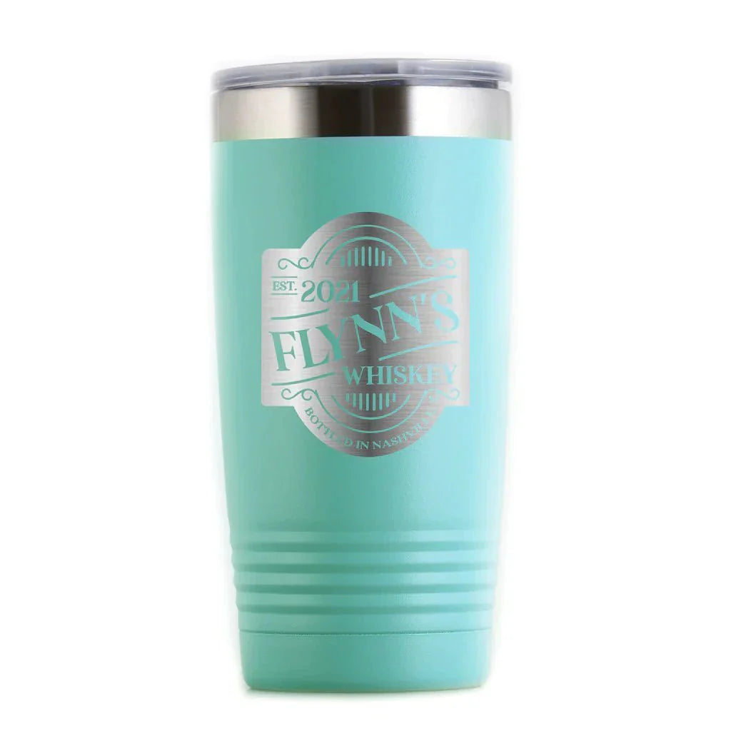 Distillery Label Travel Tumbler - Tumblers - GroomsDay