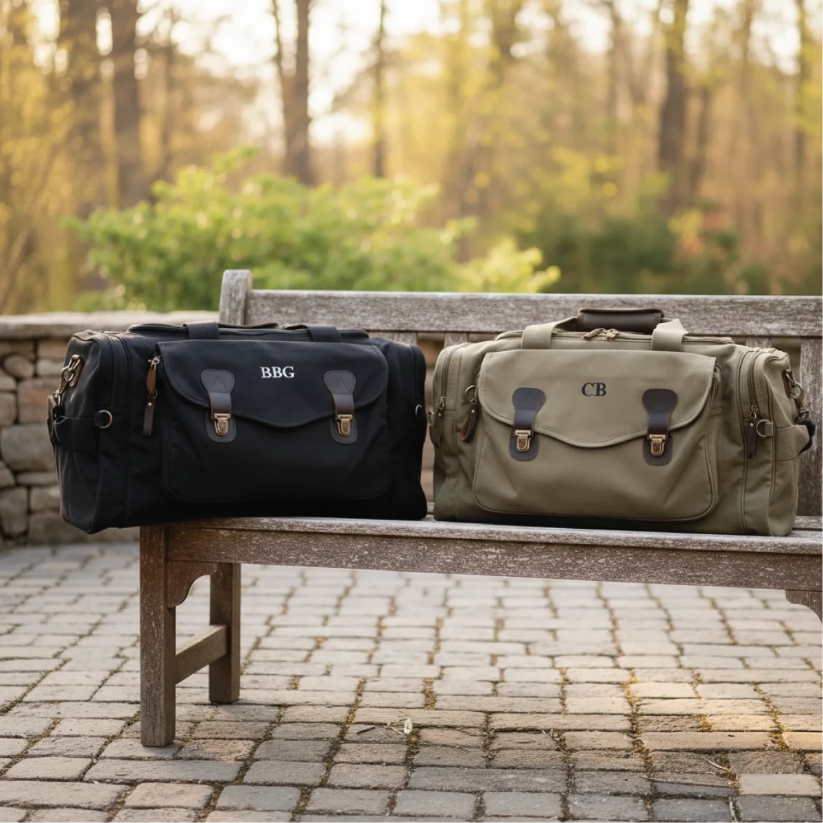 Voyager Monogrammed Duffle Bag - duffel bag - GroomsDay