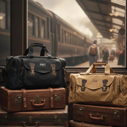 Voyager Monogrammed Duffle Bag - duffel bag - GroomsDay