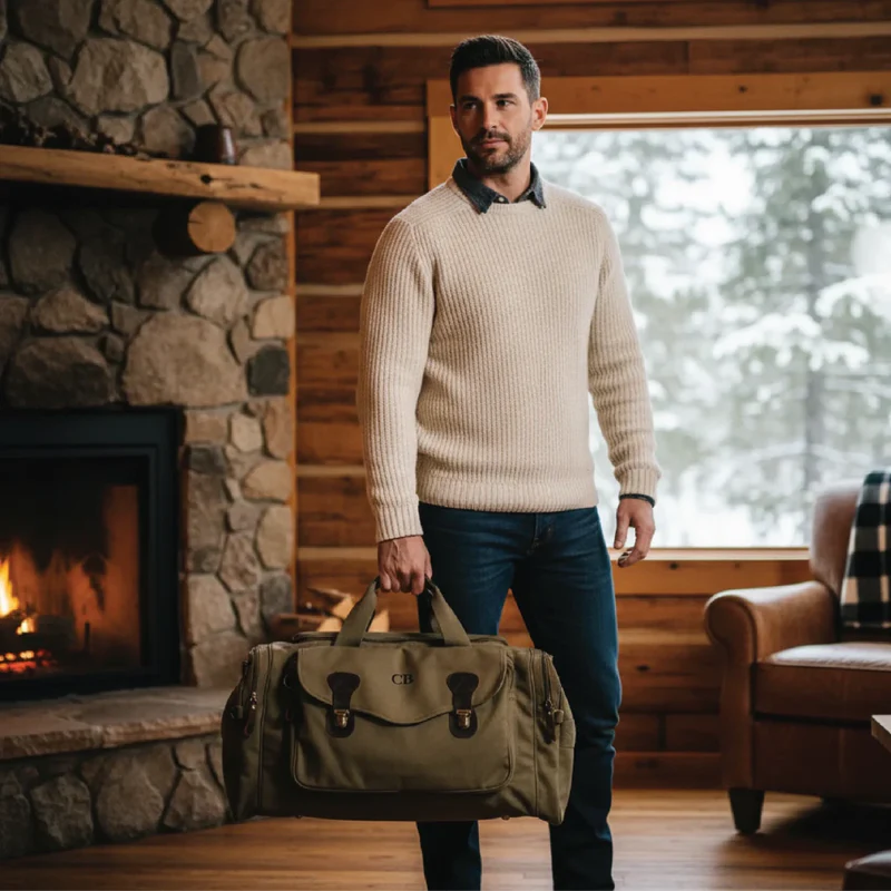 Voyager Monogrammed Duffle Bag